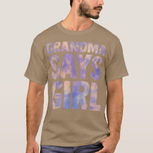 T-shirt grand-mère dit fille sexe révéler grossesse