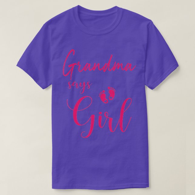 T-shirt Grand-mère dit Girl mignonne Genre Revela Team Pin (Design devant)