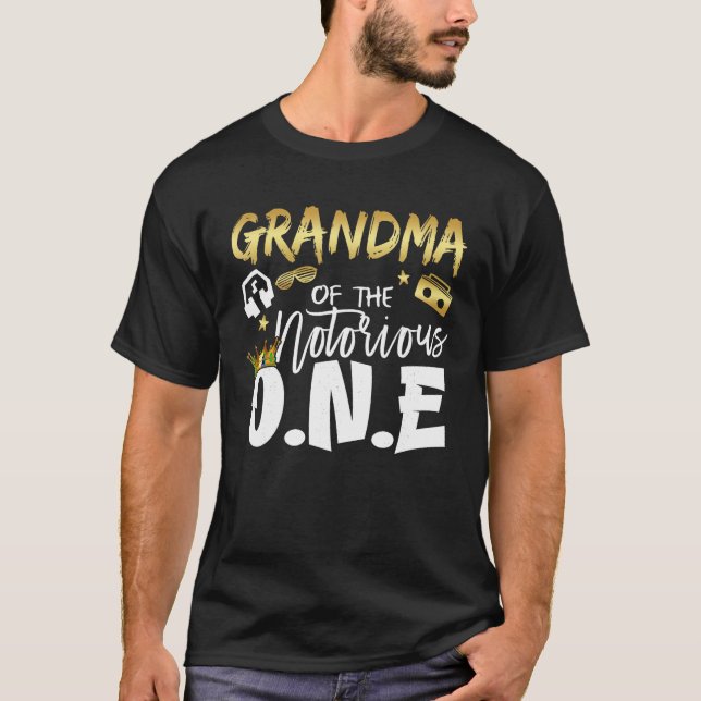 T-shirt Grand-Mère Du Célèbre Un Vieux École 1Er Hip Ho (Devant)