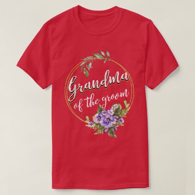 T-shirt Grand-Mère Du Grand Mariage De La Groom Bachelor P (Design devant)
