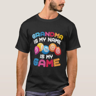 T-shirt Grand-mère du joueur de bingo