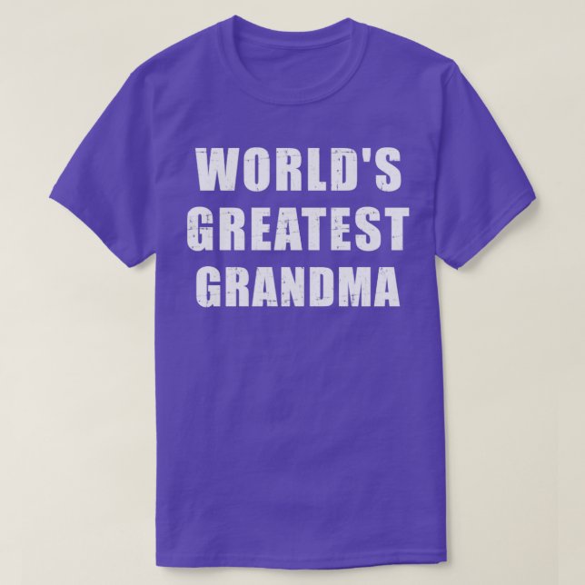 T-shirt Grand-mère du monde (Design devant)