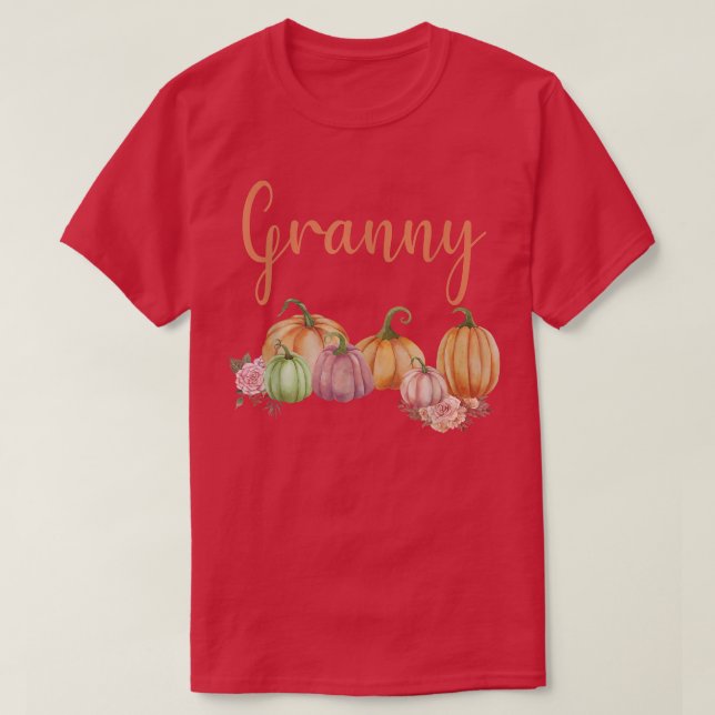 T-shirt Grand-mère du petit Citrouille Premier anniversair (Design devant)