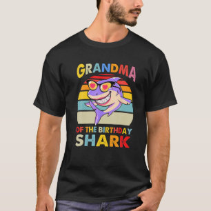 T-shirt Grand-Mère Du Requin Anniversaire Du Requin Drôle