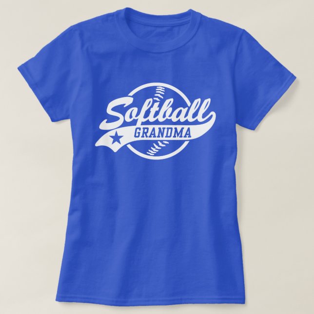 T-shirt Grand-mère du softball (Design devant)