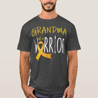 T-shirt Grand-mère d'une guerrière, enfant, cancer Aware