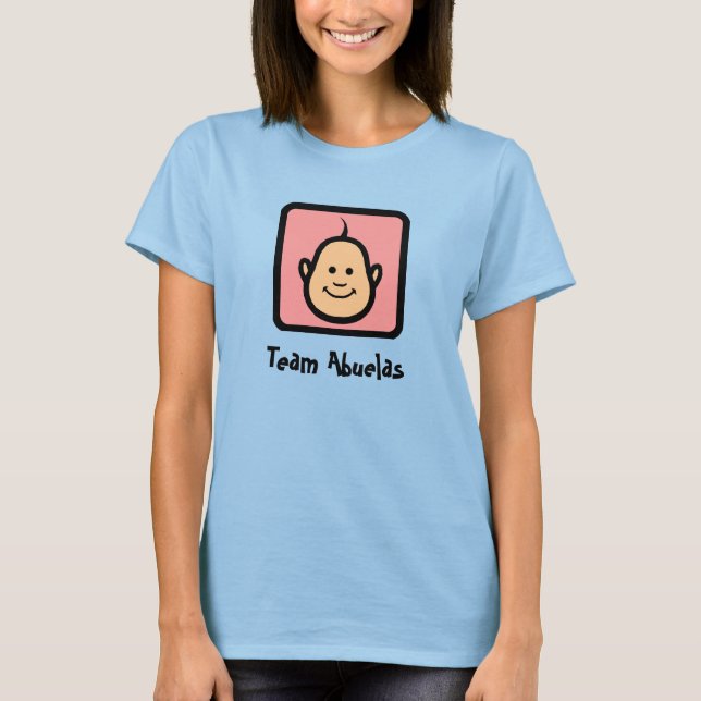T-shirt Grand-mère, équipe Abuelas (Devant)