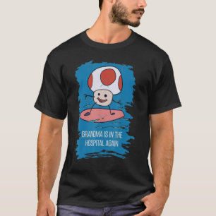 T-shirt grand-mère est de nouveau à l'hôpital