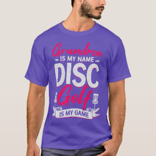 T-shirt Grand-mère est mon nom Disc Golf est mon jeu