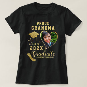 T-shirt Grand-mère fière d'un diplômé de la promotion 2026