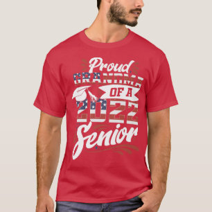 T-shirt grand-mère fière d'une classe 2022 diplômée senior