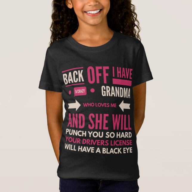 T-Shirt Grand-mère fou (Devant)