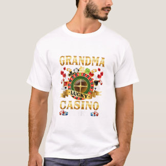 T-shirt Grand-mère Funny Lucky Casino
