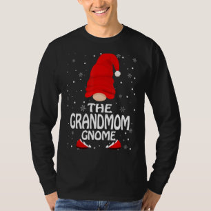 T-shirt Grand-mère Gnome Noël drôle famille jumeler