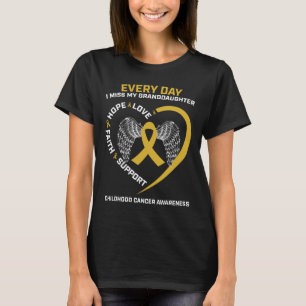 T-shirt Grand-mère Gold En mémoire de l'enfance de ma peti