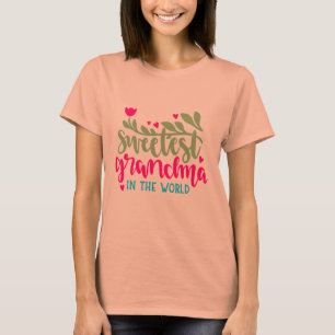 T-shirt Grand-Mère La Plus Douce Du Monde