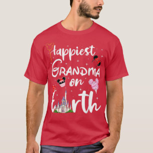 T-shirt Grand-mère la plus heureuse sur Terre