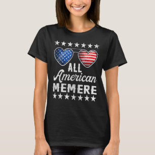 T-shirt Grand-Mère Le 4 Juillet Femme Tous Mémere Américai