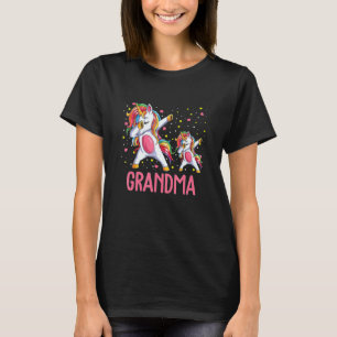 T-shirt Grand-mère licorne mère bébé jour de mère