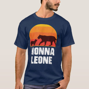 T-shirt Grand-mère Lion Italien  Fête des Mères  Nonna Leo