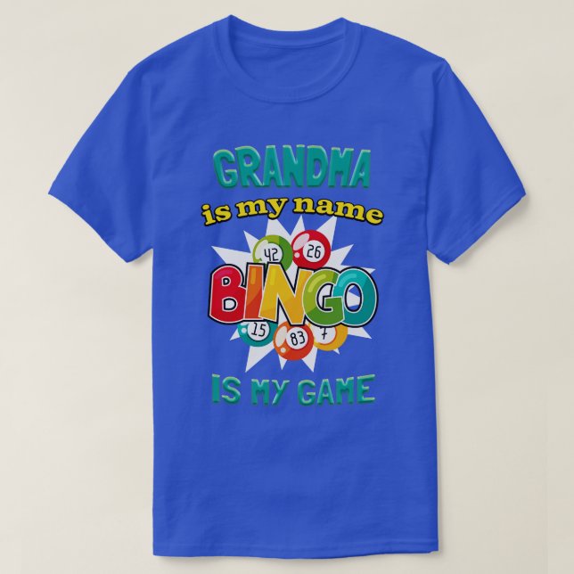 T-shirt Grand-mère Lotto Joueur Funny Bingo (Design devant)