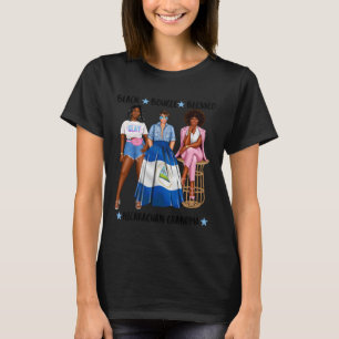 T-shirt Grand-mère nicaraguayenne bénie Black Bougee Nicar