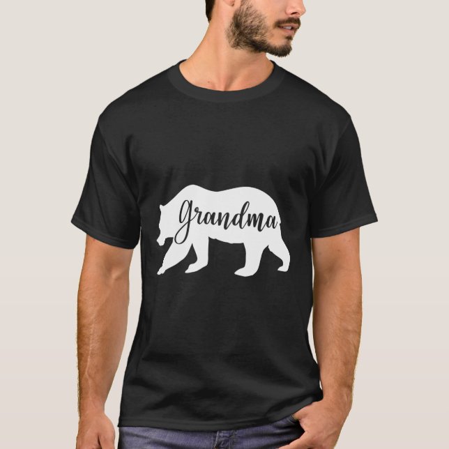 T-shirt Grand-Mère Ours Cadeau De Noël Pour Femmes (Devant)