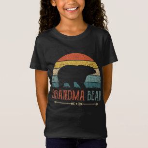 T-Shirt Grand-mère ours Vintage rétro grand-mère grand-mèr