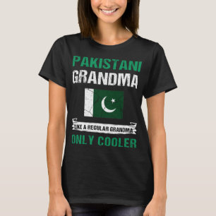 T-shirt Grand-mère pakistanaise comme un grand-mère ordi
