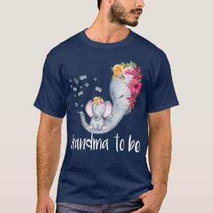 T-shirt Grand-mère pour être un Baby shower éléphant p