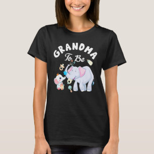 T-shirt Grand-mère pour être un éléphant Baby shower fête 