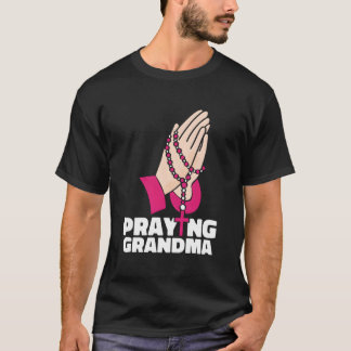 T-shirt Grand-mère priante Grand-mère Christianisme Chréti