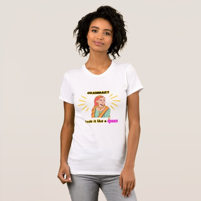 T-shirt Grand-mère reine ! (Devant entier)
