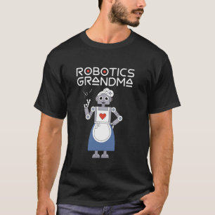 T-shirt Grand-mère robotique d'une grand-mère d'ingénieur