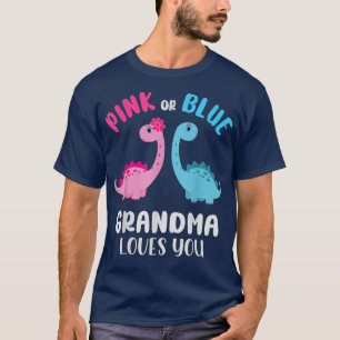 T-shirt Grand-mère rose ou bleu vous aime Genre Révéler bé