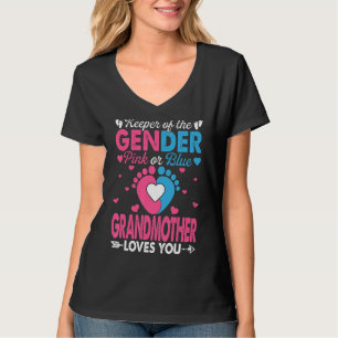 T-shirt Grand-Mère Rose Ou Bleue Vous Aime Sexe Révéler C