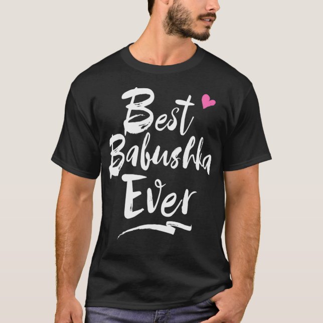 T-shirt Grand-mère russe Meilleur Babushka Jamais Grande-m (Devant)