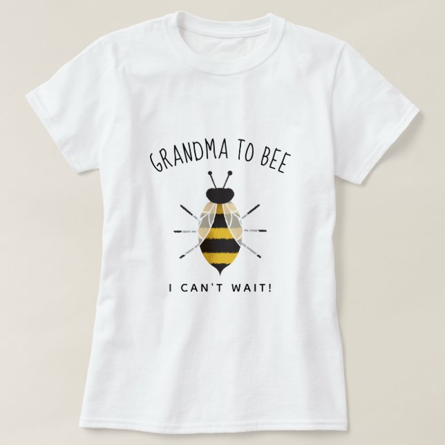 T-shirt Grand-mère rustique à Bee Shirt (Design devant)