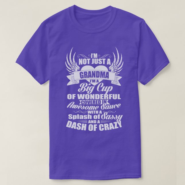 T-shirt Grand-mère Sassy et Merveilleuse (Design devant)