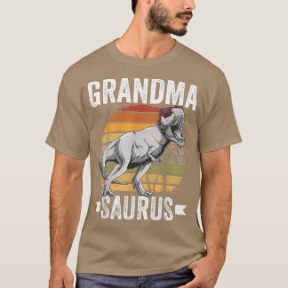 T-shirt Grand-mère Saurus Dinosaur Grandmasaurus Match de 