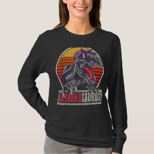 T-shirt Grand-mère Saurus Rex Dinosaur Grand-masaurus Fami