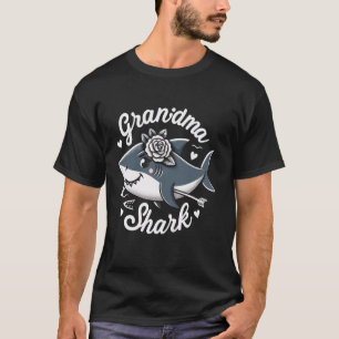 T-shirt Grand-mère Shark Funny Shark Matching Famille pour