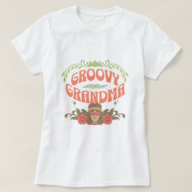 T-shirt Grand-mère super (Design devant)