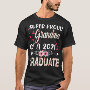 T-shirt Grand-Mère Super Fière D'Une Fête Des Mères De 202