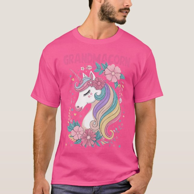 T-shirt Grand-mère Unicorn Grand-mère (Devant)
