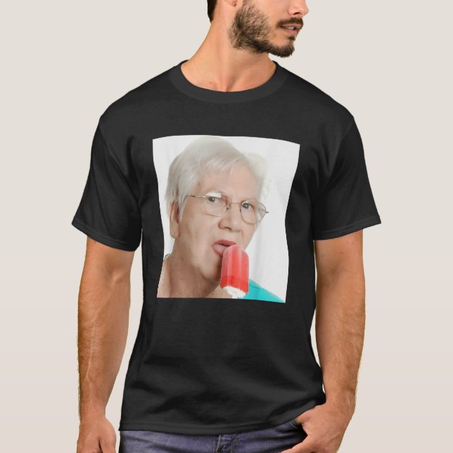 T-shirt Grand-mère vient juste de Lick It Grand-mère Licks (Devant)