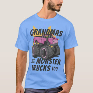 T-shirt Grand-Mères Comme Des Camions Monstre À Grand-Mère