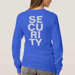 T-shirt Grand modèle de texte bleu royal profond pour femm