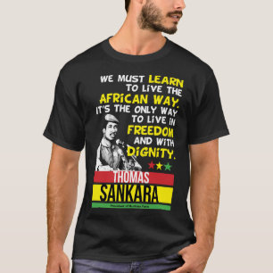 T-shirt Grand Modèle Thomas Africanist Sankara Cadeaux Fil