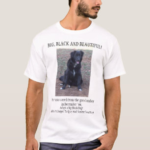 T-SHIRT GRAND, NOIR ET BEAU